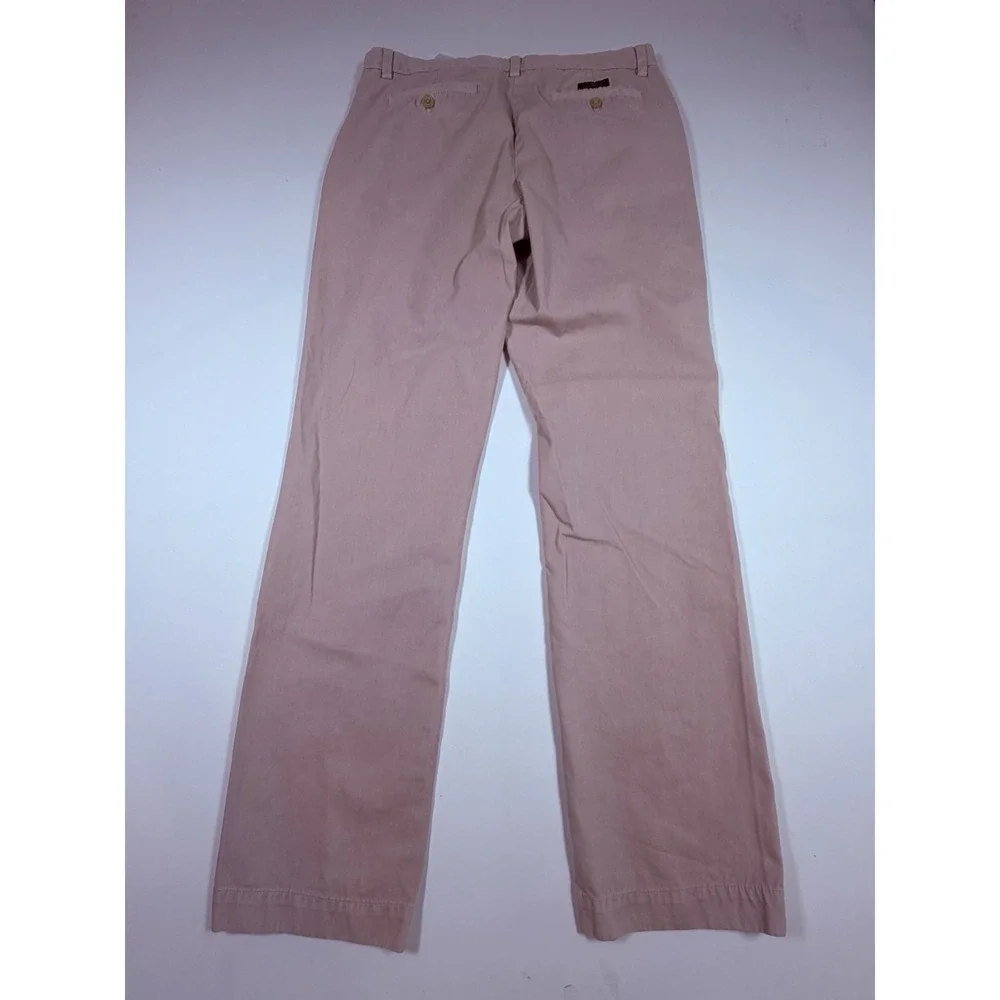 Banana Republic Aiden Chino Pants Mens 34x34 Beige Straight Leg Casual Cotton